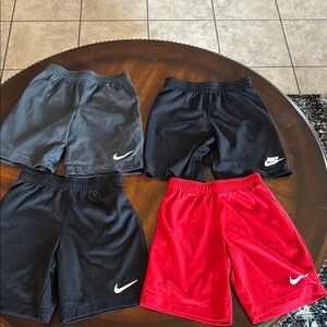 Nike Black and Gray Athletic Shorts